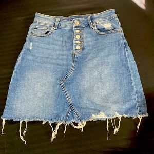 Women’s jean skirt.